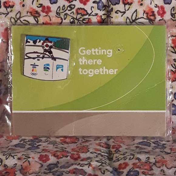 Collectable ICBC Vancouver 2010 Winter Olympics Hockey Enamel Pin - Picture 1 of 4